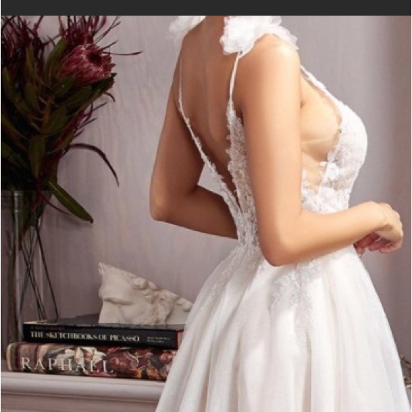 Lace A-line Bridal Gown CNCD215W - Picture 10 of 10